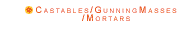 Castables/Gunning Masses/Mortars
